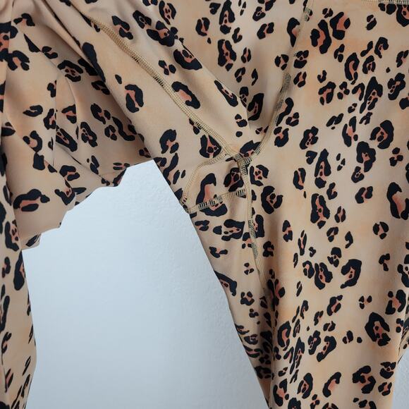 Fabletics On The Go Leggings Athletic Workout Hiking Animal Print 3X 20-22 NWT - Picture 4 of 8